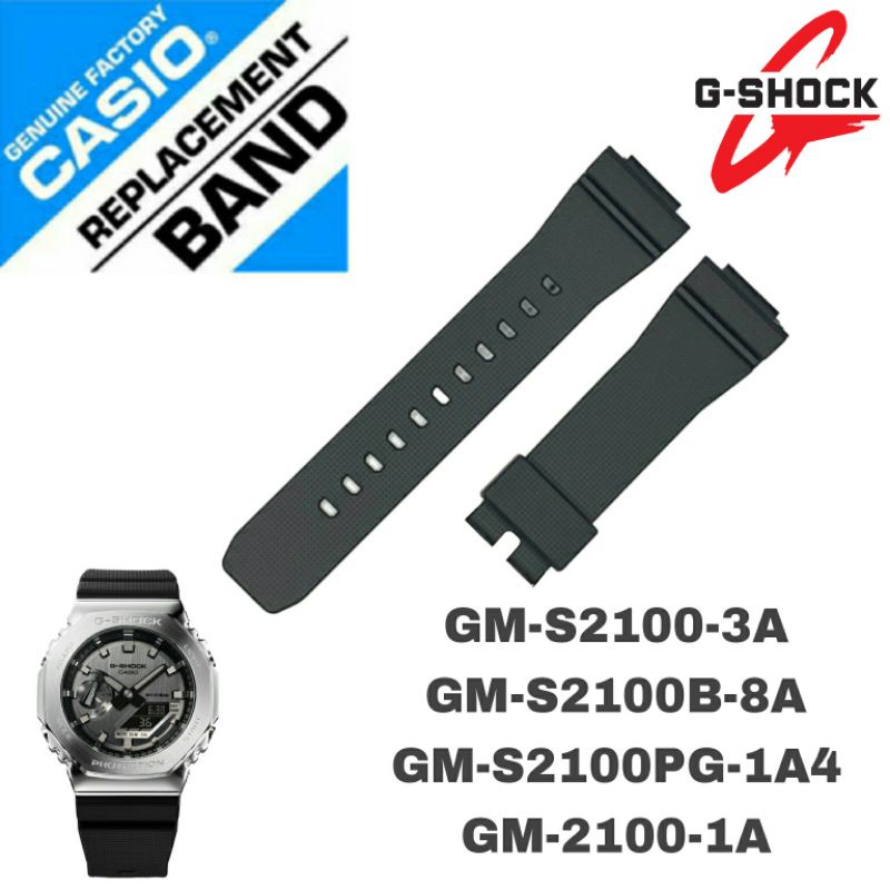 สายนาฬิกา Casio Gshock แท้ 100% GM-S2100-3A,GM-S2100B-8A,GM-S2100PG-1A4,GM-2100-1A,GM-2100B-3A,GM-21