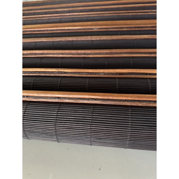 ตกแต่งบ้าน [ลดแรง🔥] หลุดคิวซีสีโอ๊ค มู่ลี่ไม้ไผ่ ใช้งานได้ปกติ ส่งด่วน สั่งเลย