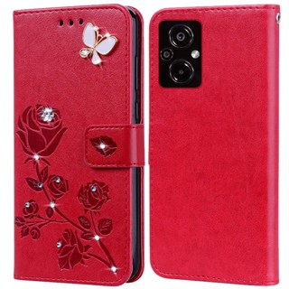 เคสโทรศัพท์มือถือหนัง ซิลิโคน พิมพ์ลายดอกกุหลาบ ลายนูน สําหรับ Xiaomi Poco M5 M5s M4 5G