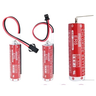 ร้านในไทย Maxell ER6 3.6V 2000mAh battery lithium ขาลงปริ้น ปลั๊กเล็ก ปลั๊กใหญ่ ออกบิลได้ ส่งของทุกวัน