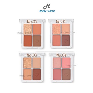 ถูก/แท้/ส่งฟรี พาเลทท์ ODBO Romantic Eyes Palette อายแชโดว์ พาเลท ทาตา แต่งตา ชิมเมอร์ กลิตเตอร์ ตาวิ้ง เกาหลี