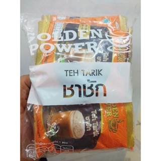 ชาชัก ชาฟองนม Goldden power 12 ซอง