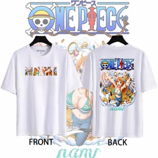 Fashion Anime Unisex T-Shirt One Piece Namiเสื้อยืด_40