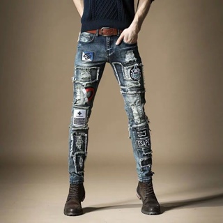 Patchwork Jeans ใส่หล่อไม่ซ้ำใคร