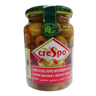 Stuffed Green Olives With Crespo 354 G