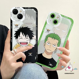 เคสโทรศัพท์มือถือ TPU นิ่ม ลายการ์ตูนลูฟี่ โซโร่ สําหรับ Realme 10 9 8 8Pro 6i 8i 9pro+ 5i 5 9i 5s 10Pro+ C33 C55 C25 C35 C12 C21Y C25Y C30 C20 C15 C11 C21 C31 C25s C3 C20A GT ผ้าคลุม