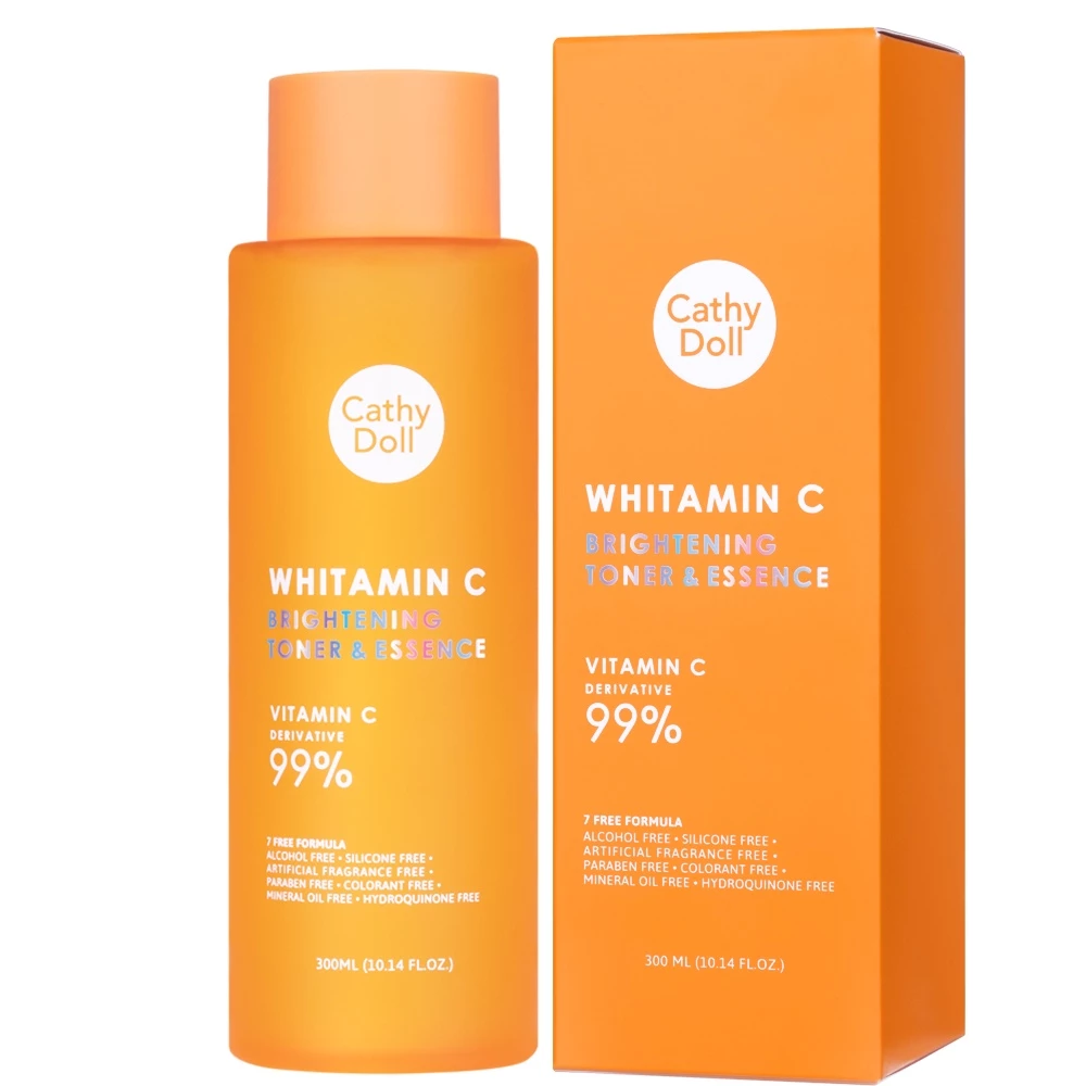 Cathy Doll ไวท์ทามินซีไบรท์เทนนิ่งโทนเนอร์แอนด์เอสเซนต์ 300ml