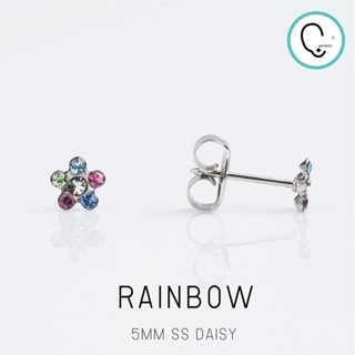 (สำหรับเจาะ Sterile)DAISY RAINBOW ก้านสีเงิน ปลอดภัย 100%_STD040