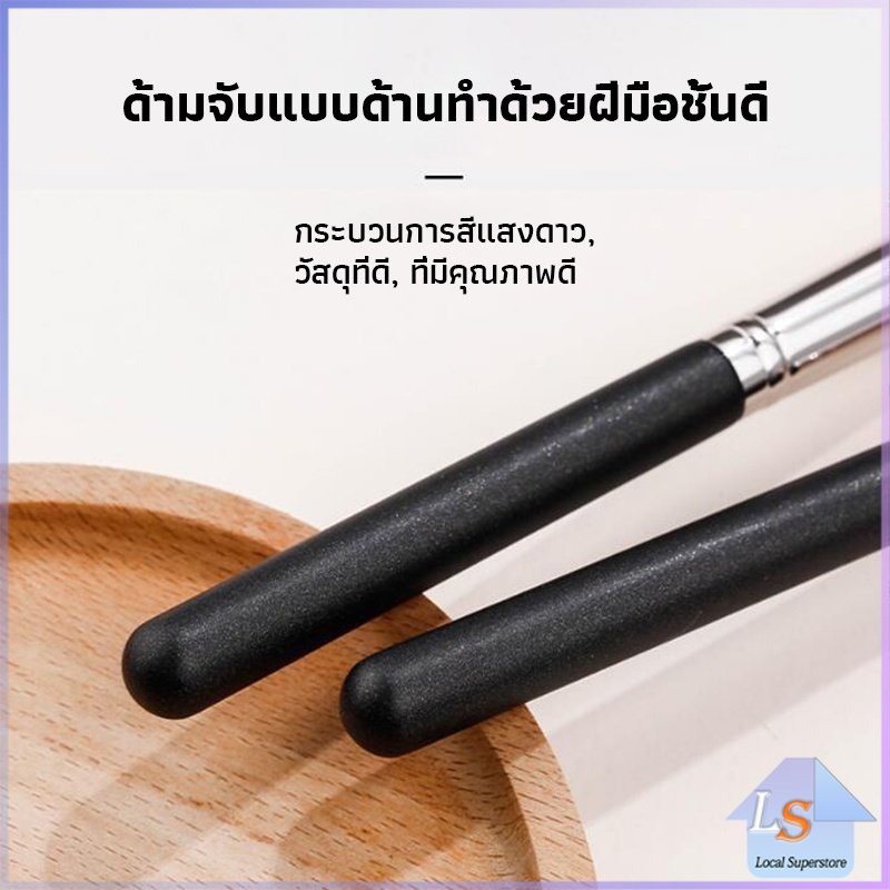 แปรงรองพื้น คอนซีลเลอร์ แปรงขนนุ่ม ไม่กินแป้ง  Makeup Tools - รูปที่ 4