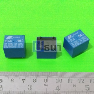 Relay รีเลย์ คอยล์ 5VDC 5 ขา SRD-05VDC-SL-C #SRD 5P SONGLE (1 ตัว)