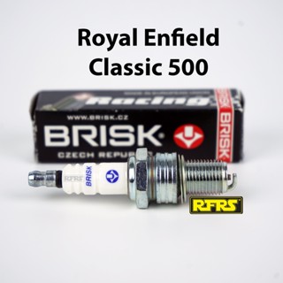 หัวเทียน BRISK COPPER RACING แกนทองแดง Royal Enfield Classic 500 (C01L) รองรับทุกน้ำมัน