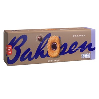 Bahlsen Deloba Blueberry Biscuits 100g.บาวเซ่น บิสกิตเดโลบาบลูเบอร์รี่ 100ก.อาหารและเครื่องดื่ม  ขนมขบเคี้ยว  คุกกี้