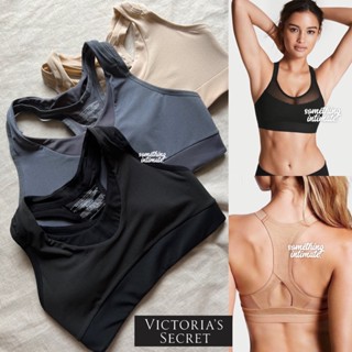 [FULL Tag] VICTORIAS Secret Padded No Wire Coussine Sans Armature Racerback Sport Bra / High Impact Sportsbra Brasport Sports Bra ไร้รอยต่อผ้าฝ้ายออร์แกนิกไร้สาย VS Bh Import Bh Push Up Victoria Secret Wire Free