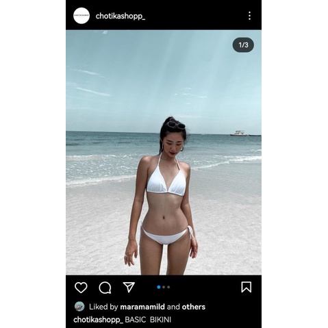 Basic Bikini White Chotika Shop (Used Once)