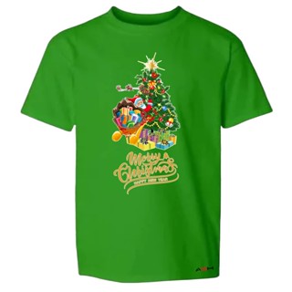 [COD]เสื้อยืด พิมพ์ลาย Dtf AN805-SANTA CLAUSE GO Christmas สําหรับผู้ชายS-5XL