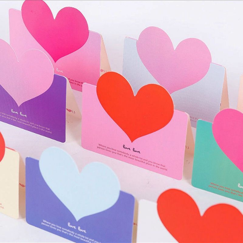 1PCS Love Wishing Card Kad Ucapan Wish Card Kad Love Card Kad Florist ดอกไม้ Surprise 卡批发卡片 ถ่ายทอดส