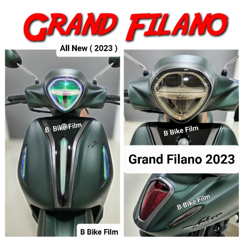 Grand Filano 2023-2024 ฟิล์มกันรอย ไฟหน้า/ไฟท้าย/ไฟเลี้ยว/ไฟหรี่