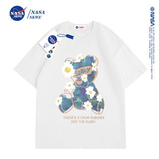 2023 เสื้อยืดแขนสั้น ผ้าฝ้าย พิมพ์ลายการ์ตูน NASA ทรงหลวม ขนาดใหญ่ สําหรับผู้ชายและผู้หญิง_59