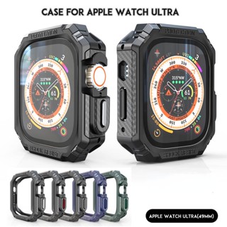 เคสกรอบโลหะคาร์บอนไฟเบอร์ 49 มม. สําหรับ Apple Watch Ultra iWatch 49 มม.