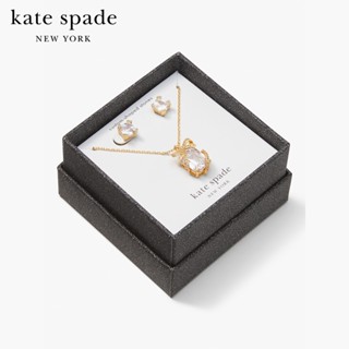 KATE SPADE NEW YORK PAVE PRESENT MINI PENDANT AND STUDS SET - BOXED KA714 สร้อยคอ