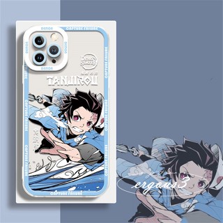 เคสโทรศัพท์มือถือ แบบนิ่ม ลายการ์ตูน Kamado Tanjirou สําหรับ iPhone 14 13 12 11 Pro Max SE2020 X XR Xs Max 7 8 6 6s Plus