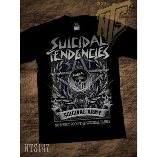 ผ้าฝ้าย 100% 147 Suicidal Tendencies  ROCK เสื้อยืด เสื้อวง เสื้อดำ สกรีนลายอย่างดี ผ้าหนานุ่ม  T SHIRT S M L XL X_19