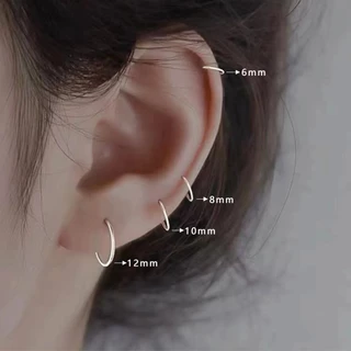 ต่างหูเงินส925 อินเทรนด์สำหรับวัน.daily wear ทั้งผู้หญิงและผู้ชาย ใช้ตกแต่งที่หู ริมฝีปาก และจมูก