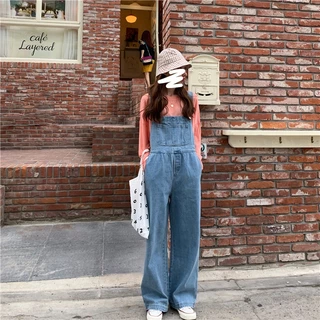 พร้อมส่ง เอี๊ยมขายาว ด้านข้างออกเเบบพิเศษ ใส่กระดุม เหมาะกับไปเดท มีทั้งหมด2ส #010035