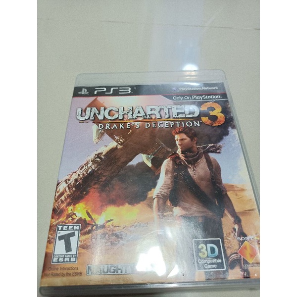 เกมส์ PS3 uncharted 1+2+3 รวม 3 แผ่น มือสอง
