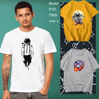 Space astronaut NASA tshirt 7colour 8desing Unisex cotton #COD  baju t shirt lelaki_59