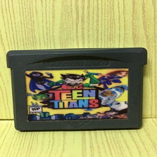 TEEN TITANS ตัวภาษาอังกฤษ ตลับก๊อป GBA เล่นได้ ไม่มีประกันเรื่องเซฟ [bootleg]