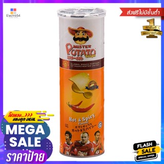 มิสเตอร์โปเตโต้รสฮอตแอนด์สไปซี่ 100กรัม Mr. Potato Hot and Spicy 100g.