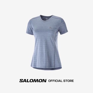 SALOMON XA TEE W สี LILAC GRAY เสื้อยืดแขนสั้น เสื้อวิ่ง เสื้อผู้หญิง