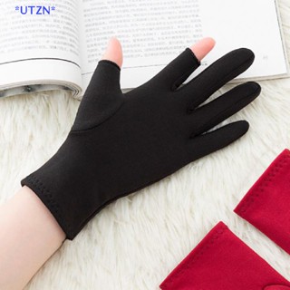 UTZN&gt; Outdoor Sport Cycling Bicycle Half Finger Gloves Breathable spandex Non-Slip Anti-UV Touch Screen Gloves Fishing Gloves new