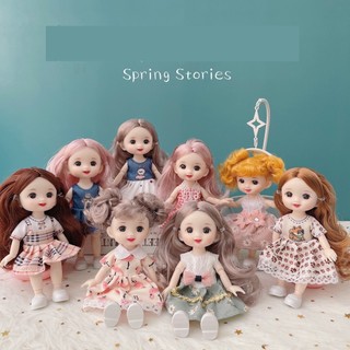 Mainan anak perempuan Boneka BJD doll 17CM Cute Children's Gift