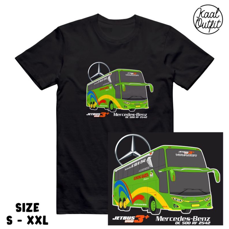 เสื้อยืดผู้ใหญ่ Mountain Bus Treasure Mercedez OC 500 RF 2542