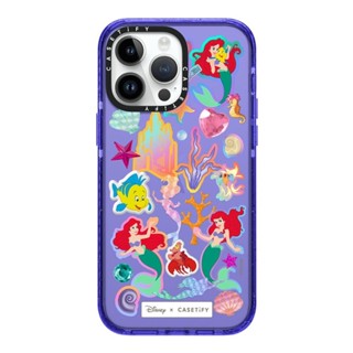 (พร้อมส่ง)14ProMax/14Plus/13ProMax/13Pro/13 Casetify Ariel Stickermania Impact Case