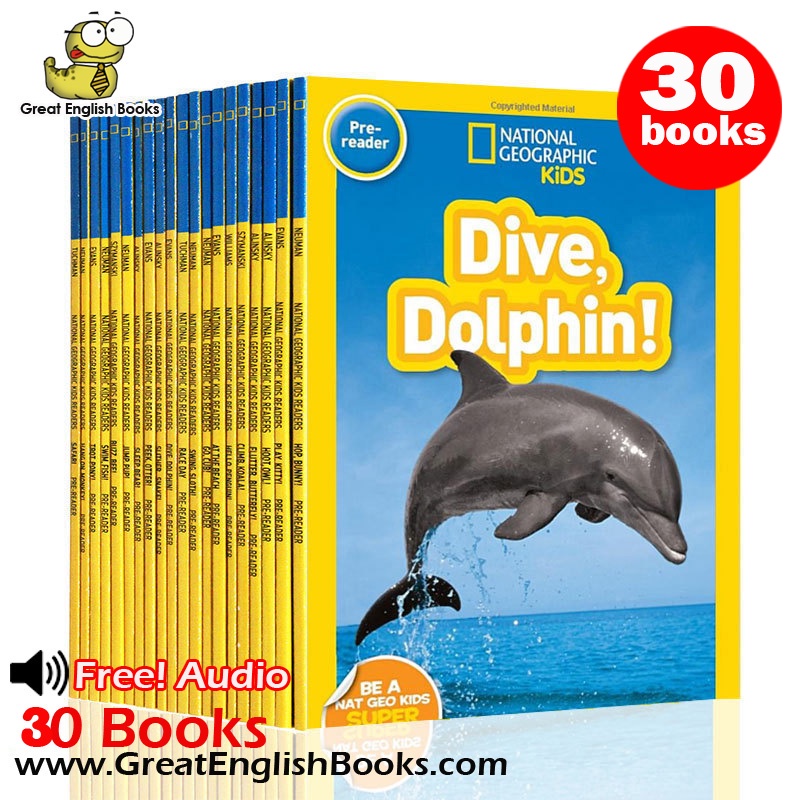 (ได้coinคืน10%) **Level Pre จำนวน 30 เล่ม***  หนังสือเด็กภาษาอังกฤษ National Geographic Kids Pre-Reader 20 เล่ม +ฟรี – โปรปัง