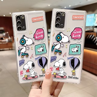 เคสใส ลายสนูปปี้ สําหรับ samsung S22 ULTRA A03 A13 A12 A31 A32 A53 A52 A10S A51 A71 A50 A20