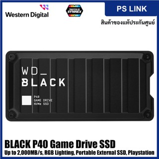 WD BLACK P40 500GB Game Drive SSD, Upto 2,000MB/s, RGB Lighting, Portable External SSD (WDBAWY5000ABK-WESN)