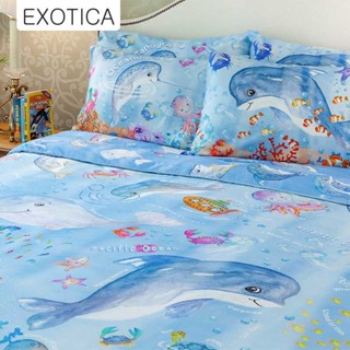 EXOTICA ปลอกหมอน (19” x 29”) / ปลอกหมอนข้าง (14” x 44”) / ปลอกหมอนบอดี้ (19" x 46") ลาย Oceanografia