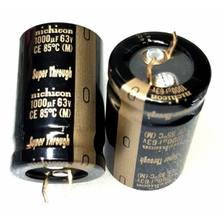 Nichicon KG Super Through 1000uf 63v Capacitor ตัวเก็บประจุ คาปาซิเตอร์