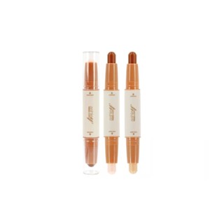 Ashley Double Stick Highlight &amp; Contour #A414 : แอชลี่ย์ ดับเบิ้ล สติ๊ก คอนทัวร์ &amp; ไฮไลท์ x 1 ชิ้น svl