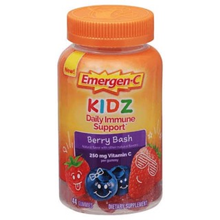 Emergen-C Kidz Daily Immune Support Dietary Supplements with Vitamin C, Berry Bash - 44 Count