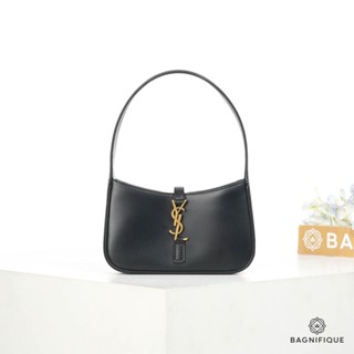 NEW YSL HOBO MINI BLACK CALF GHW