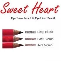 ( มีส่งด่วน ) ดินสอเขียนคิ้ว Sweet Heart พร้อมกบเหลา (1 โหล 12 แท่ง )