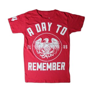 A Day to Remember อก 19 นิ้ว ยาว 29 นิ้ว สีแดง มือสอง ของแท้