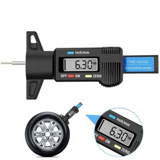 JANELAXE932JN เครื่องวัดความลึกดิจิตอล Tyre ยางความลึก Caliper เมตรเครื่องวัดความหนา