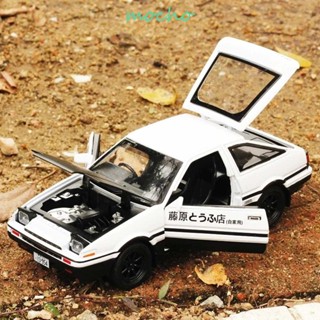 Mocho Initial D รถยนต์ เด็กเท่ ดึงกลับ รถเสียง ไฟยานพาหนะ โลหะผสม รถเหล็ก Diecast