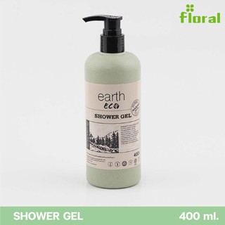 เจลอาบน้ำ EARTH ECO SHOWER GEL (เอิร์ธ อีโค)  400 ml. หอมกลิ่นชา ทำให้รู้สึกสดชื่น ผ่อนคลาย